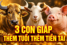 Tích phúc đức về già: 3 con giáp thêm tuổi thêm Tiền Tài