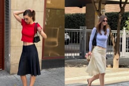 Chân váy midi trở thành món đồ được yêu thích mùa hè, giúp phụ nữ ngoài 30 thêm thanh lịch và cuốn hút
