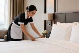 Khách sạn có thay toàn bộ chăn ga sau mỗi lượt khách không?