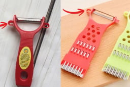 Nhiều người không biết phần núm tròn bên cạnh các dao nạo để làm gì? Chúng không hề vô dụng