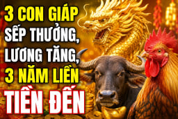 3 con giáp sếp thưởng, lương tăng, 3 năm liền Tiền đến