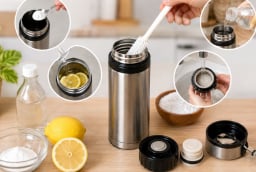 Bình giữ nhiệt có mùi hôi? 5 mẹo khử mùi cực nhanh không cần hóa chất mạnh