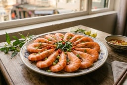 Luộc tôm cứ cho lá này vào: Tôm đỏ au, chắc thịt, thơm lừng mà không hề có mùi tanh