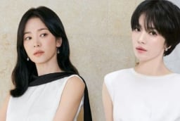 Song Hye Kyo ghi điểm với kiểu áo thanh lịch, mặc đi làm hay dạo phố đều đẹp