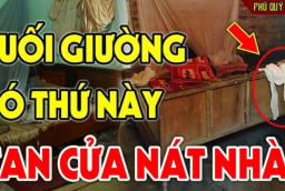 3 thứ đặt trên giường ngủ mất lộc, ốm người