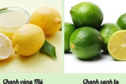 Sử dụng chanh xanh hay chanh vàng tốt hơn?