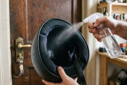 Mẹo làm sạch, khử mùi hôi của mũ bảo hiểm, không cần tháo rời
