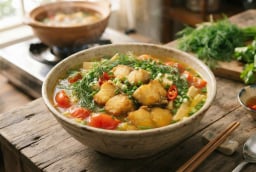 Thả thứ bột ngày vào nấu canh cá: Món ăn hết sạch mùi tanh, thơm ngon hấp dẫn