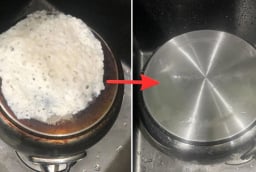 Cách dùng mẻ làm sạch xoong nồi, cọ nhẹ là sáng bóng như mới mua