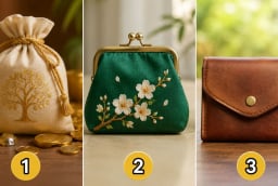 Chọn 1 chiếc túi tiền bạn ấn tượng nhất để xem vì sao sự giàu có chưa tới với bạn