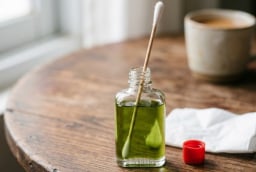 Cắm tăm bông vào lọ dầu gió, nhận ngay lợi ích đặc biệt