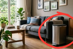 3 vị trí trong nhà tuyệt đối không đặt thùng rác