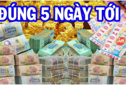 5 ngày tới: 3 con giáp Trúng Số liên tiếp đếm tiền mỏi tay