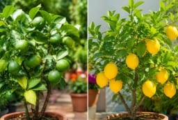 Trồng chanh trong chậu nên chọn chanh quả xanh hay chanh vàng Mỹ?