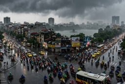 Dự báo thời tiết ngày mai 24/8: Hà Nội mưa to, có nơi mưa rất to, đề phòng lốc sét