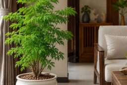 Trồng cây đinh lăng phong thủy trong chậu: Nên đặt trong nhà hay vị trí nào để vừa đẹp vừa hút tài lộc?