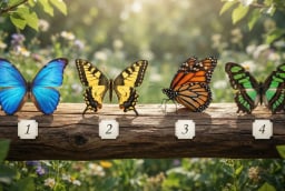 Chọn 1 chú bướm sẽ giúp bạn biết tháng 9 điều gì đang chờ đợi bạn