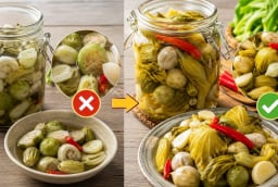 Vì sao không nên ăn dưa cà muối khi chưa đủ chua?