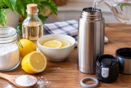 Cách xử lý mùi hôi trong bình giữ nhiệt: Làm đúng cách, bình sạch thơm mà không cần bỏ đi
