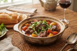 Cách nấu bò sốt vang ngon nhanh nhừ