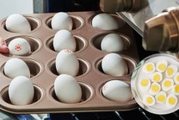 Mẹo luộc trứng không cần nước