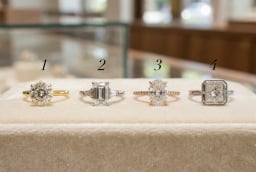 Chọn 1 chiếc nhẫn bạn thích nhất sẽ nói vận may trong công việc của bạn