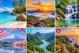 Trắc nghiệm: Chọn một cảnh thiên nhiên mà bạn muốn khám phá