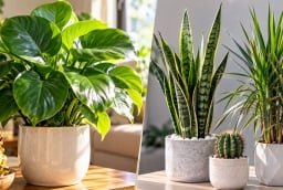 Vì sao phong thủy nói cây lá to tròn hút lộc hơn cây lá kim, nhọn, nhỏ?