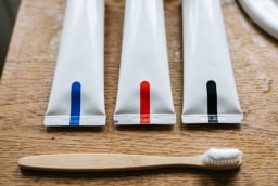 Sự thật về các vạch màu ở đáy tuýp kem đánh răng