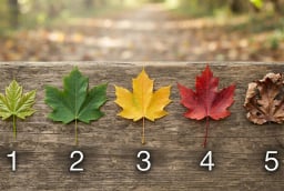 Chọn 1 chiếc lá bạn thích nhất