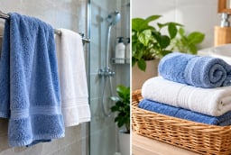 Khăn mặt, khăn tắm dùng xong có nên treo trong nhà tắm?