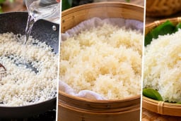 Cách nấu xôi nếp không cần ngâm gạo, cực dẻo mọng nhờ cách làm mới này