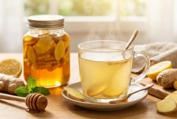 Vì sao nên uống nước gừng mật ong vào buổi sáng?