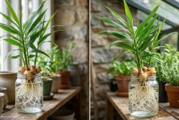 Cách trồng gừng thủy sinh nhanh nảy mầm để cả năm vẫn xanh tươi đẹp mắt