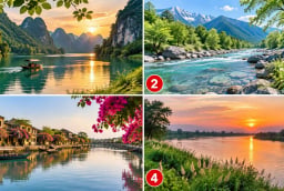 Chọn 1 dòng sông bạn thấy bình yên nhất