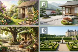 Hãy chọn 1 khu vườn mà bạn thích nhất
