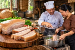 Luộc thịt chín ngoài đỏ trong: Đầu bếp mách cách luộc mềm ngon, chín đều