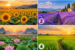 Cánh đồng nào khiến bạn ấn tượng nhất?