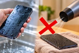 Điện thoại bị ướt, có nên dùng máy sấy tóc để sấy?