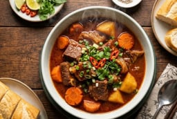Cách nấu bò sốt vang mềm nhừ, không có mùi gây