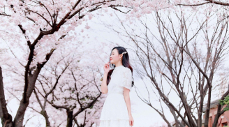 Midu khoe nhan sắc xinh đẹp tại vườn đào Hàn Quốc, Phan Thành lại lên tiếng triết lý về tình yêu