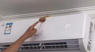 Đặt 1 chiếc tất lên điều hòa, bạn sẽ thấy ngay điều bất ngờ sau 1 ngày mà không phải ai cũng biết