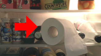 Đặt 1 cuộn giấy vệ sinh vào tủ lạnh để qua đêm và gọi cả nhà dậy sớm sẽ thấy ngay điều bất ngờ