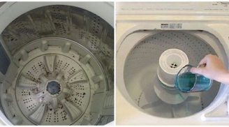 Không cần dùng nước giặt, cứ đổ nửa cốc nước súc miệng vào máy giặt, ai cũng bất ngờ khi thấy kết quả