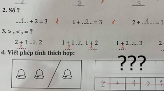 Mẹ thắc mắc '1+2>3' tại sao vẫn bị gạch sai, dân mạng vào giải thích liền 'tâm phục khẩu phục'