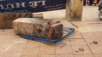 Sập cổng trường, một học sinh lớp 4 t.ử v.ong