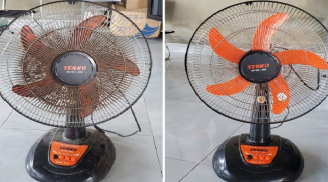 Mẹo làm sạch quạt cực đơn giản mà không cần tháo khung