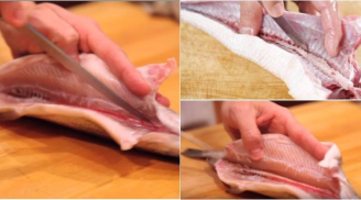Đầu bếp mách bạn: Cách rút xương cá nhanh gọn, không sợ bỏ sót
