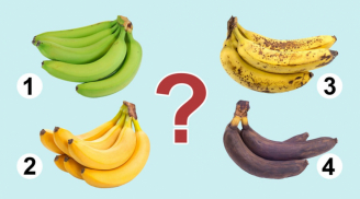 Trong 4 quả chuối này, chọn quả nào để giàu dinh dưỡng và tốt cho sức khỏe nhất?