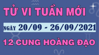 Tử vi tuần mới 20-26/9/2021 của 12 cung Hoàng đạo: Song Tử êm đềm, Sư Tử trì trệ, Xử Nữ nhàn nhã